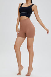 Wide WaistbSports Biker Shorts